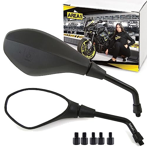 Rückspiegel Spiegel Set kompatibel mit BMW R1250, R 1250 GS, Adventure (M10x1.5) (V20)