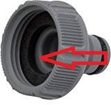 Gummi Dichtungen für alle Wasserhähne mit G3/4 bzw. G1 Gewinde z.B. Gardena (10 Stück G1 30x20x3mm)