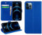 DN-Technology for iPhone 12 Pro Max Case Flip Leather Wallet Book Stand Folio Card Holder Phone Cover iPhone 12 Pro Max 6.7'' (BLUE)