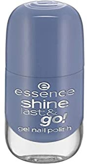 essence Shine Last & Go! Gel Nail Polish, No. 63 Genie In A Bottle, Blue, Gely, Shiny, Acetone-Free, Vegan, No Preservatives (8 ml)