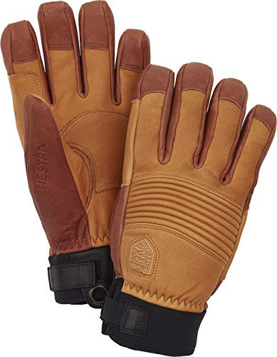 Hestra Freeride CZone Glove Winter 5-Finger Handschuh - Wasserdichter strapazierfähiger Handschuh für Skifahren, Snowboarden und Schnee - Kork/Braun - 6