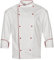 BWOLF BIKO NOBU Kochjacke Unisex Kochjacke Damen Kochjacke Herren Schwarz/Weiss Kochkleidung Professional Chef Uniform Langarm (Weiss, 3XL)