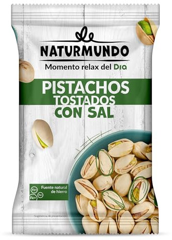 DIA NATURMUNDO pistachos tostados con sal bolsa 250 gr