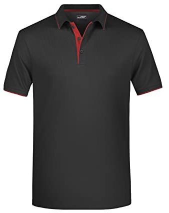 James & Nicholson Herrenpolo Multi Stripe - Klassisches Polo mit Kontraststreifen