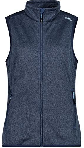 CMP Damen Knitted Mesh Weste, blue-lighter, 36