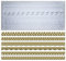 Silikonform fuer Lehm Ton Gips Fondant Form Muster Rand Strick Spitzenbesatz