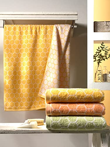 Dyckhoff Handtuch Pure Natural 'Honey' 50 x 100 cm Grün