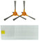 Juego de 3 cepillos laterales para aspiradora Smart Force Essential ZR720002, 1 filtro HEPA y 2 cepillos laterales