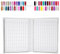 Nail Gel Card 216 Colors Nail Gel Color Card Nail Polish Display Chart Book Nail Art Showing Shelf for Nail Salon DIY At Home(White)