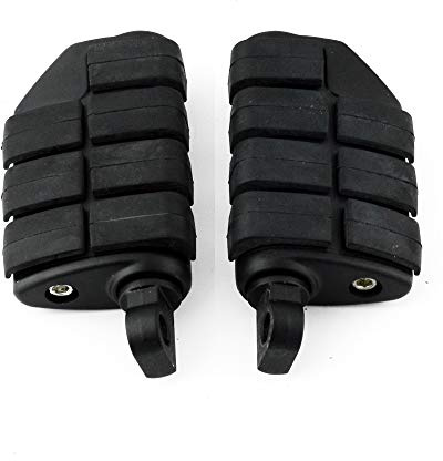 Motorcycle Foot Pegs,Highway Pegs Footrest,Footboard,Fit for Harley Davidson Cruisers Street Glide Softail Sportster Dyna (Matte Black)