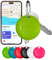 Boompods Boomtag Bluetooth Tracker Tag - Smart Tracking Device for Children, Pet and Dog, Keyring Wallet Tracker for Keys, Luggage Suitcases, Key Finder Compatible with Apple Find My App - Lime Green