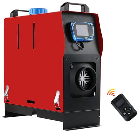 TRAGLO 5 kW Dieselheizung, tragbare All-in-One-Standheizung mit intelligentem LCD-Display, Fernbedienung, 12/24 V, schnelle Heizung, Raumheizung für Auto, LKW, Wohnwagen, Boot