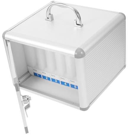 LALAFINA Telefonhalter Handybox Mit Mehreren Fächern Aus Hochwertigem Material Griff-design Für Schule Klassenzimmer Handy-aufbewahrungsbox Organizer Mit Sicherheitsschloss