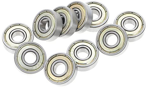 Happyyami 10stücke Skateboard Lager Carbonstahl Langlebig Geräuschlos Für Skateboards Scooter Hochwertige Kugellager Für Reibungslosen Einsatz
