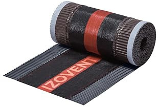 4ROOF IZOVENT STANDARD Firstblechband 310mm x 5m – Anthrazit, Wetterbeständig, Hochwertige Abdichtung