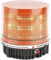 ROUTEKING Baliza giratoria inalámbrica – Luz estroboscópica LED de advertencia para techo, luces de emergencia de 12 V/24 V con soporte de base magnética y recargable (ámbar)