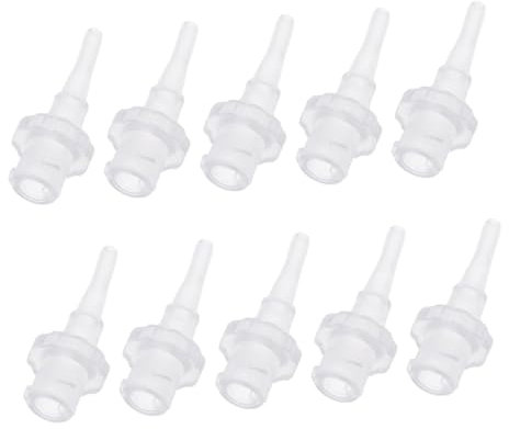 COLLBATH 10St Ohrwaschdüse Reinigungswerkzeuge Ohrenreinigungsgerät Ohrspülung Zubehör für Ohrspüler ohrschmalzentferner ohren spülung tipps für ohrenreiniger Ohrenschmalzreiniger Tipp Weiß