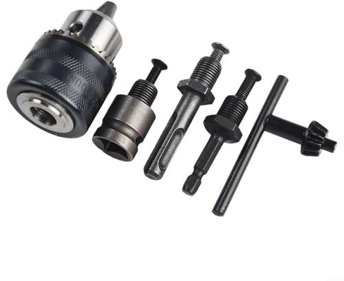 Reliable Angle Grinder Chuck Set, 6pcs High Speed Steel Drill Part, Quick and Easy Connection