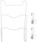 Jwthee Pot Lid Organizer for Cabinet Door, Pot Lid Holder Over Cabinet Door Pot Lid Rack Pot Lid Organizer Rack Cutting Board Holder Kitchen Cookware Storage
