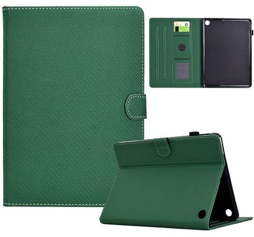 Fundas para tabletas Compatible con la tableta Kindle Fire 7 (12.ª generación, lanzamiento de 2022) Estuche delgado de cuero sintético con soporte de múltiples ángulos, ranura Compatible with tarjetas