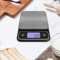 Digital Kitchen Scale with stainless steel Platform 5kg/0.1g Rechargeable Food Weight Scale with Backlit LCD Display Baking Digital Baking Scale with 5kg Capacity for Cooking