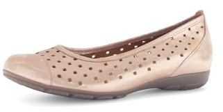 Gabor Damen Klassische Ballerinas, Frauen Flats,Ballett-Schuhe,Ballet-Flats,Ausgehschuhe,Abendschuhe,Slip-ons,Freizeitschuhe,Rose,43 EU / 9 UK