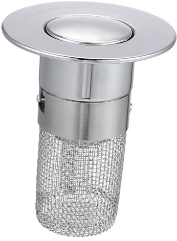 Cabilock Escurridor De Lavabo Drenaje De Fregadero De Baño Recogedor De Pelo Drenaje De Bañera Escurridor De Fregadero Tapones De Fugas De Cabeza De Agua Núcleo De Rebote Tipo