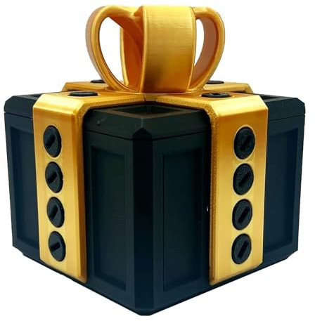 Lustige Geschenkbox mit Schrauben, Große Nervige Geschenkboxen, Prank-Schraubenbox, Wirklich Nervige Geschenkbox, 3D-Druckgeschenkbox, Witzige Geldkartenhülle, Lustige Neuheitsgehäuse (B)