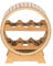 Woodluv Bamboo Wine Rack - Rustic Free Standing Wine Storage Unit for Kitchen, Living Room or Bar