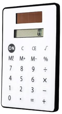 8-stelliger Solar-Taschenrechner mit leisem Betrieb, Tischrechner, Schülerrechner, einfach zu transportieren und zu verwenden