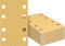 Bosch 50x EXPERT C470 Schleifpapier-Set mit 8 Löchern (für Farbe auf Holz, Ø 80x133 mm, Körnung 10 x 60, 10 x 80, 10 x 120, 10 x 180, 10 x 240, Professional Zubehör Schwingschleifer)