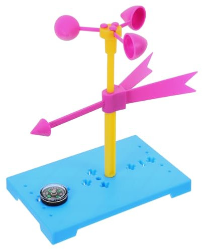 MAGICLULU Wind Anemometer and Vane Science Kit DIY Weather Station Project for Engaging Learning Fun Educational Experience for Explore Weather Patterns and Climate Science