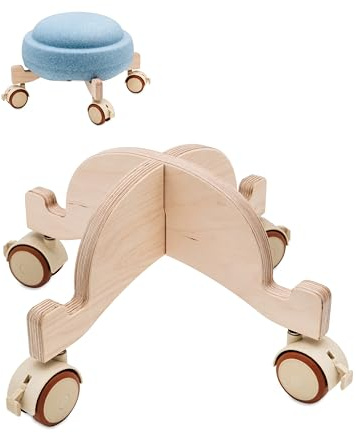 wunderwunsch Stapelsteine® Zubehör, Stapelwelt, Abenteuer Roller, Brett | Holz, Original, Balance, Board, Rollen, Montessori, Spielzeug, 4, Jahre, Grow, Dynamic, Wagen, Waldorf, Verbindung
