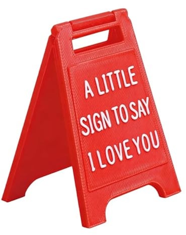 Valentines Day Gifts,Anniversary for Couple Gifts Romantic I Love You Cute Mini Little Sign Figurines Decorations,Presents for Boyfriend Girlfriend Her Him Wife Birthday Wedding Valentine's Day Gift
