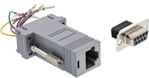 InLine 68889B Adapter, 9pol Sub D Buchse an RJ45 Buchse