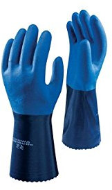 SHOWA 720R, Nitril – Beschichtung, Chemie, Blau, 10/XL
