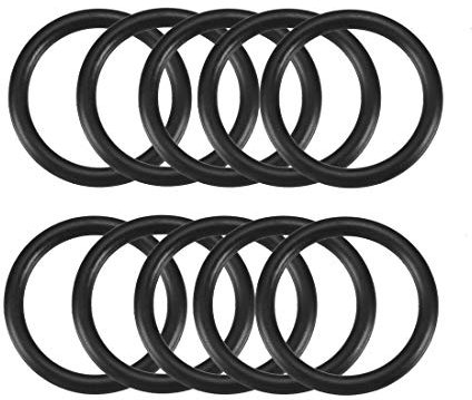 sourcing map Pack mit 10 Ventil Abdichtung metrische O-ringe Nitrilkautschuk 28mm Außendmr. 22mm Innendmr. 3mm Breite