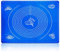 Belmalia Tappetino Silicone Forno Pasticceria, Resistente al Calore, Pizza, Pasta, Fondente, Dolci, Cucina 50x40cm Blu Scuro
