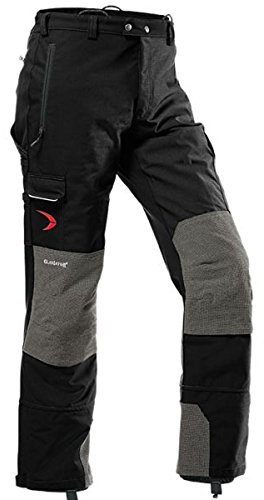 Pfanner® Gladiator Hose Outdoorhose Herren Funktionshose extrem widerstandsfähig Kevlar® verstärkt Cocona® Funktionsfutter reissfest atmungsaktiv, Farbe:schwarz, Größe:L