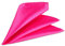 Trimming Shop Italienisch Quadrat Satin Einstecktuch für Formelle Kleidung Hochzeit Ball, Feier Ball Partys - Klassisches Design - Hot Pink, 23cm, 9 (23cm)