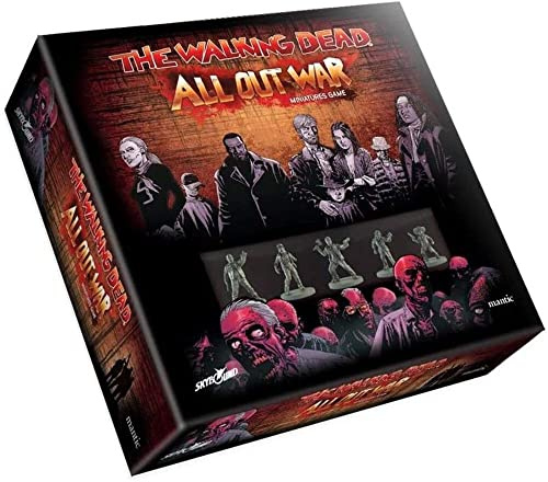 Mantic Games WD001 - Walking Dead - all Out War - Tabletop Zombie Game - Includes 28mm Miniatures x18