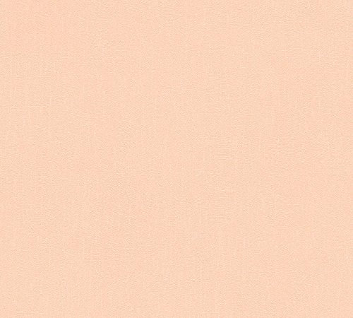 A.S. Création Vliestapete Pop Colors Tapete Unitapete 10,05 m x 0,53 m 346278 3462-78, Orange