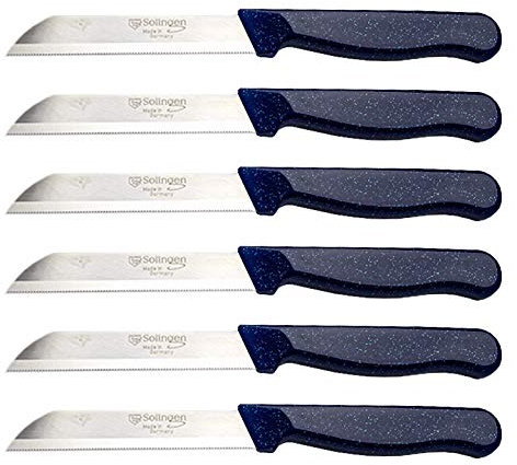 Solingen Allzweckmesser Obstmesser Schälmesser Meyve Bicagi Blau Flitzer 20 Stück - Sehr scharf