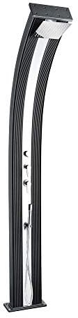 Formidra DS-D363NX Hybrid-Dusche Dada Curve-38 L-Anthrazit Aluminium Zeitlose Klasse, gebürstetes Aluminium