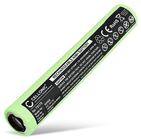 subtel, Akku für Taschenlampe kompatibel mit Streamlight Stinger, 76000, 76307 (1800mAh, 3.6V) Ersatzakku NiMH 3.6V