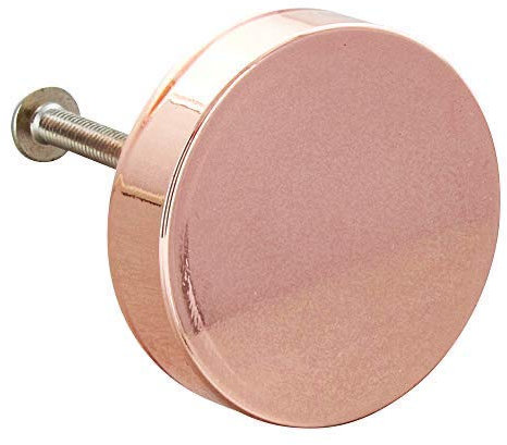 G Decor Luxury Rose Gold and Silver Cabinet Pull Knobs Vintage Shabby Chic Cupboard Drawer Pull Handles (Rose Gold Set of 6)