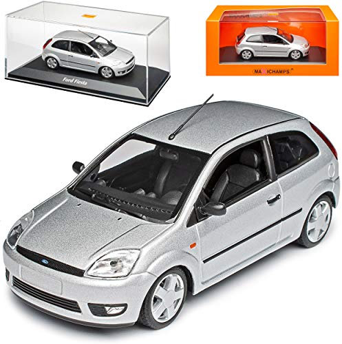 MAXICHAMPS Ford Fiesta 3 Türer Silber 6. Generation 2001-2008 1/43 Minichamps Modell Auto