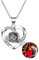 Collana personalizzata con foto Ti amo in argento con ciondolo a proiezione in oro rosa 100 lingue Regalo per mamma Donna Moglie per la festa della mamma