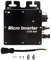 Jeanoko Micro-onduleur à Onde Sinusoïdale Pure GTB‑400 Power 400W pour Optimiser le Taux de Conversion de L'énergie Solaire(AV210-230V)