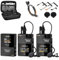 COMICA BOOMX-D2 PRO Lavalier Mikrofon Wireless, 48kHz/16 bit Audioqualität, Lärmminderung, 16GB Speicher, 100m Reichweite, Ansteckmikrofon Kabellos für DSLR-Kamera, Handy, iPhone, PC, Live Stream